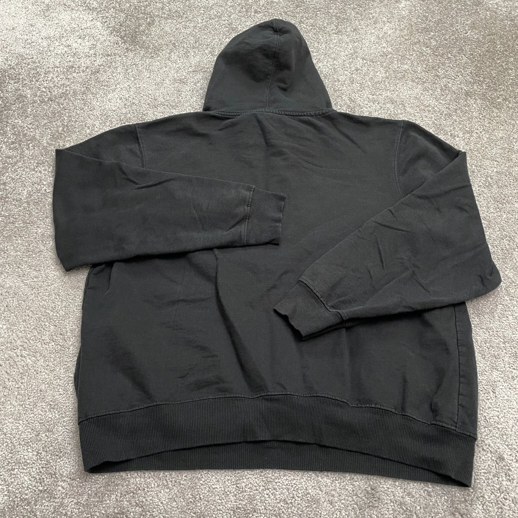 Vintage Stitches Hoodie Mens Large Black Graphic Fleece Pullover Outdoor Shirt Sweatshirt Size US L / EU 52-54 / 3 - 2 Thumbnail