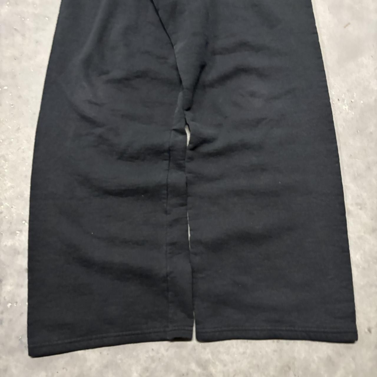 Japanese Brand × Vintage Crazy Vintage Y2K/2000s Black Essential Sweatpants! Size US 30 / EU 46 - 5 Thumbnail