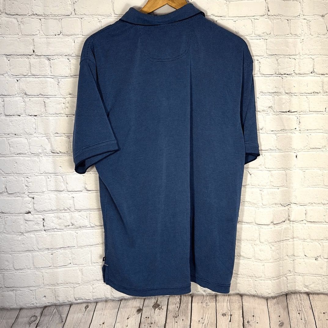 Tommy Bahama Tommy Bahama Polo Shirt Mens L Blue All Square Golf Modal Stretch T22043 Orange Exterior Color Mens L Size US L / EU 52-54 / 3 - 5 Thumbnail