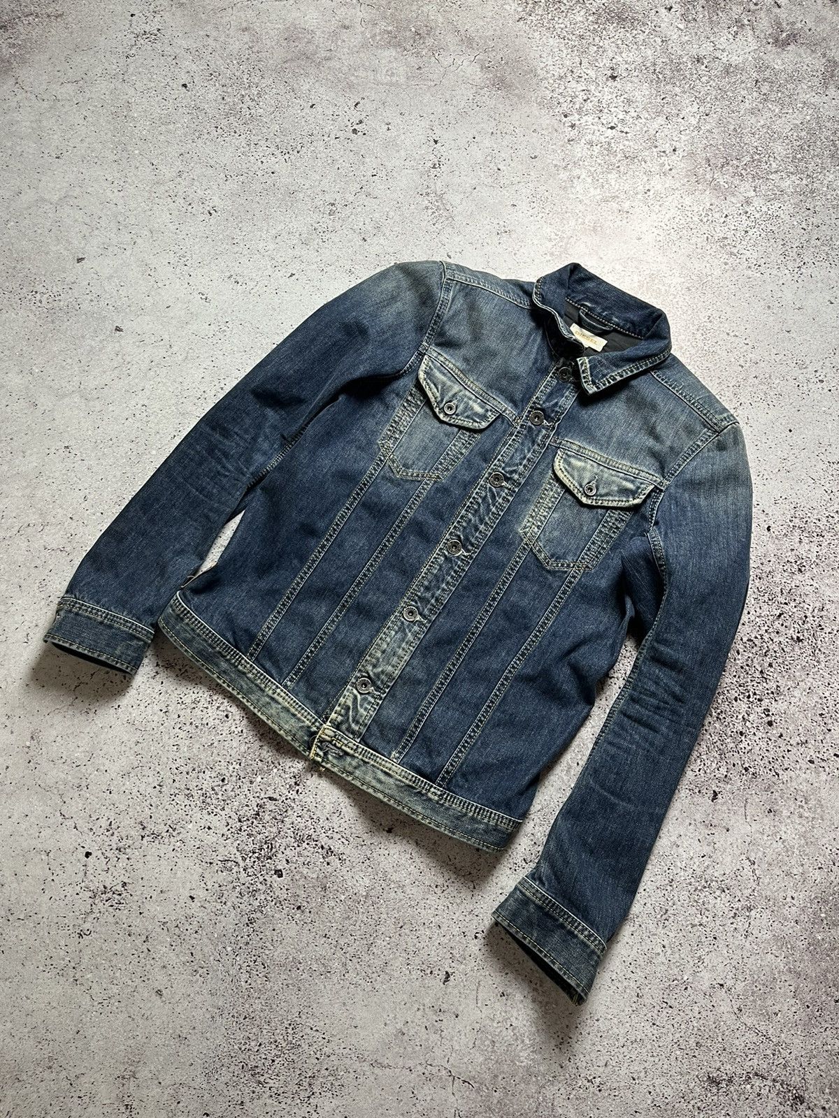 Diesel × Vintage 🔥Vintage Diesel Jeans Jacket Denim Coat Size US M / EU 48-50 / 2 - 1 Thumbnail