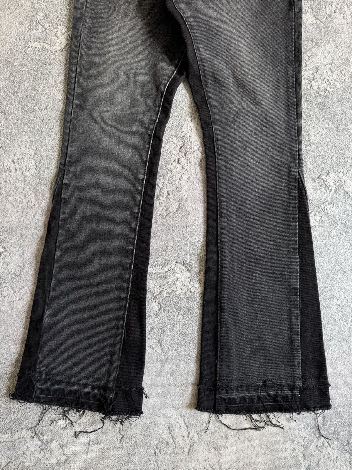 MNML MNML 28 denim designer pants jeans trousers flared y2k punk Size US 28 / EU 44 - 7 Thumbnail
