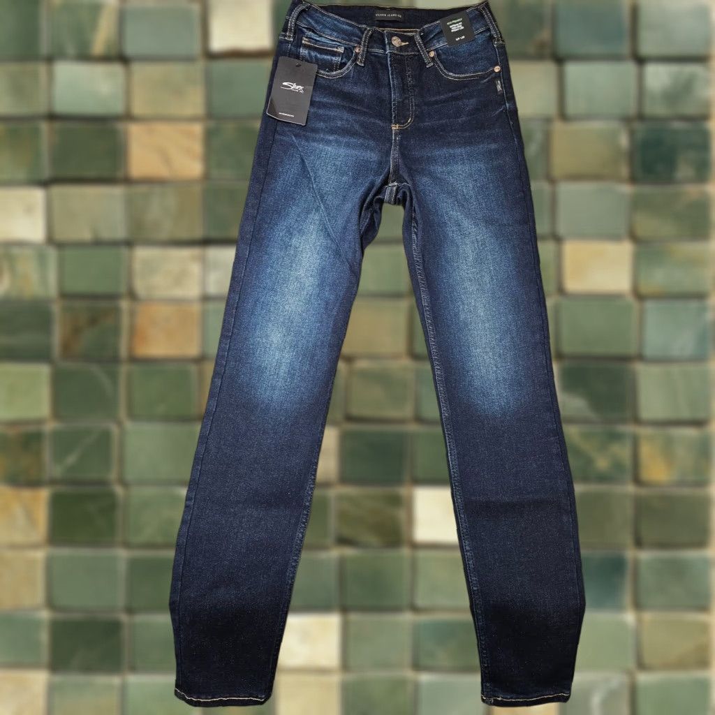 Silver Jeans Co. Silver Jeans Womens Small 29" Infinite Fit High Rise Skinny Leg Stretch Cotton Size 28" / US 6 / IT 42 - 1 Thumbnail