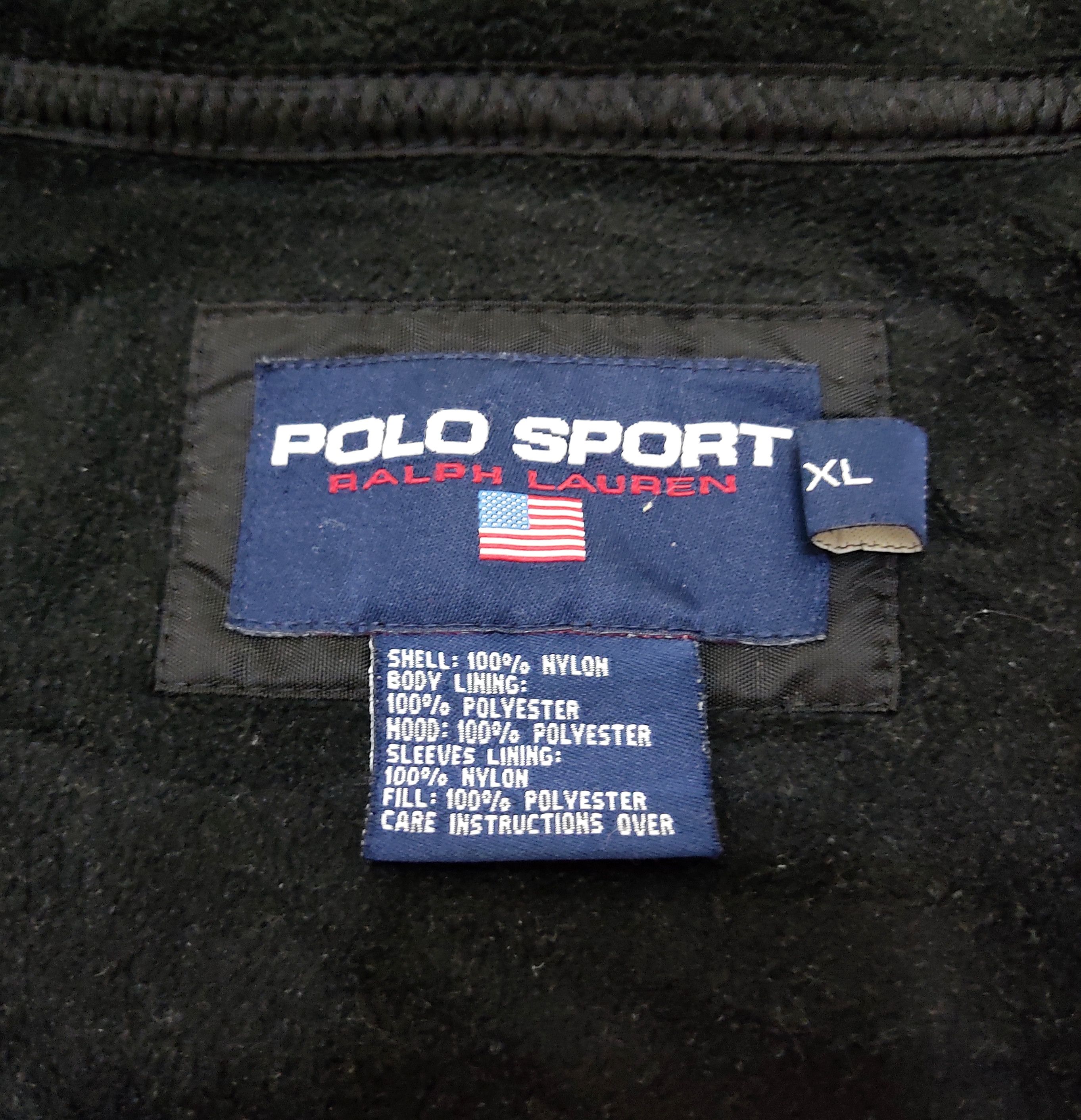 Polo Ralph Lauren Polo Ralph Lauren Sport Fleece Lined Nylon Jacket Size US XL / EU 56 / 4 - 8 Thumbnail