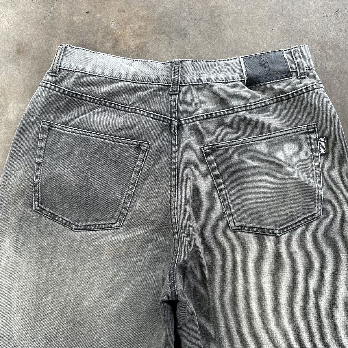Japanese Brand × Jean × Vintage Vintage Ojhonoa Faded Black Distressed Denim Jean Pant W33 Size US 33 - 12 Thumbnail