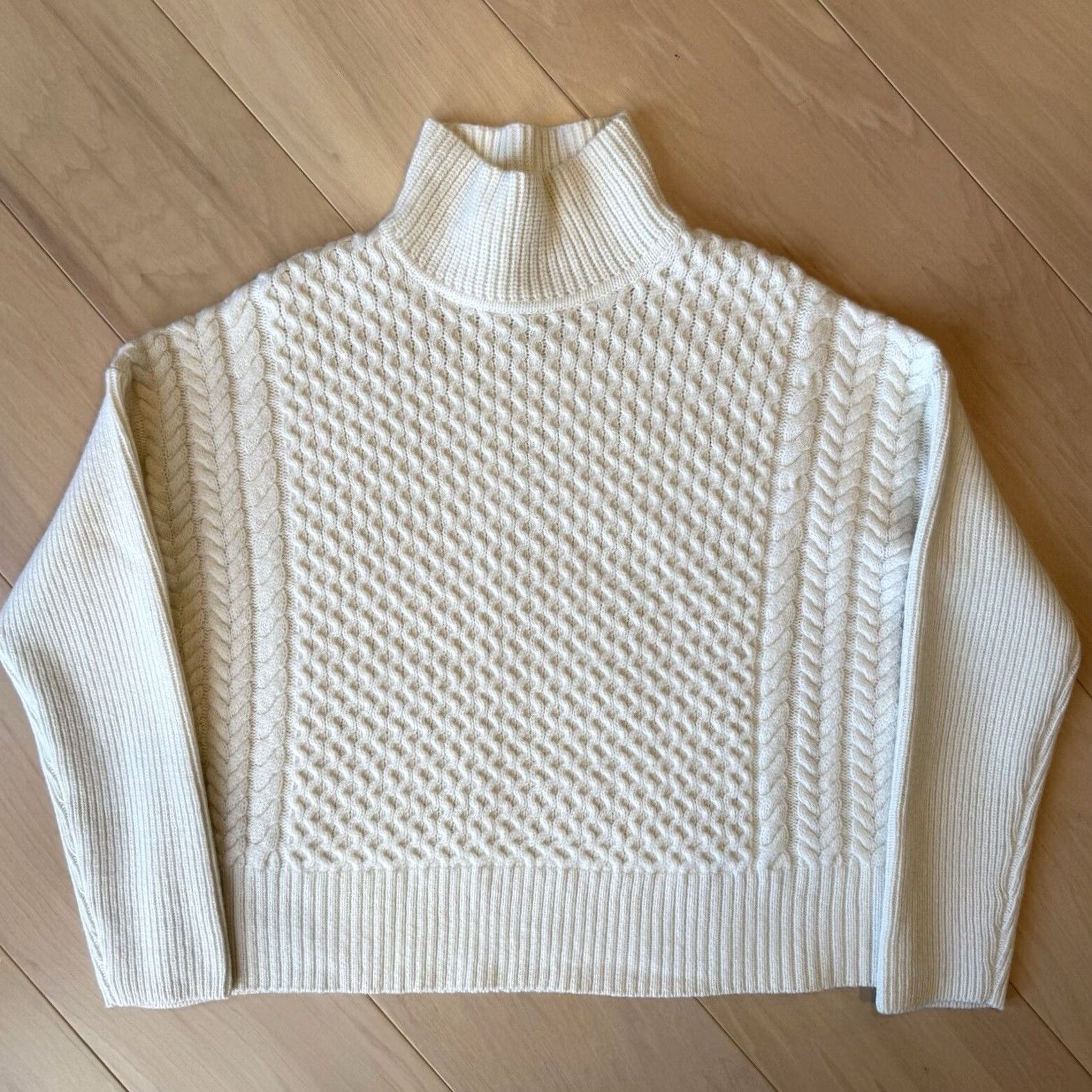 AYR AYR Sweater Women's S Ivory Wool Glam Boho Party Outdoors Size S / US 4 / IT 40 - 2 Thumbnail