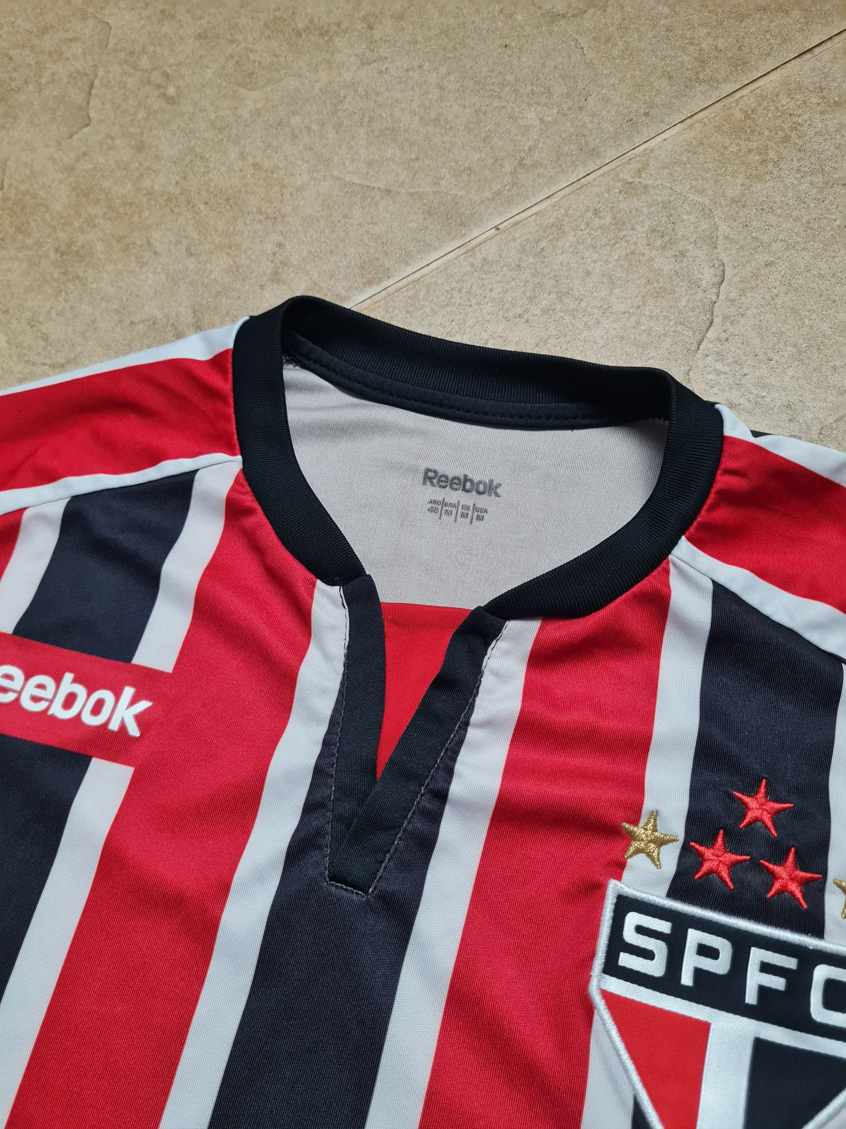 Reebok Football Jersey Rare REEBOOK São Paulo FC 2010 Soccer Shirt Size US M / EU 48-50 / 2 - 12 Thumbnail