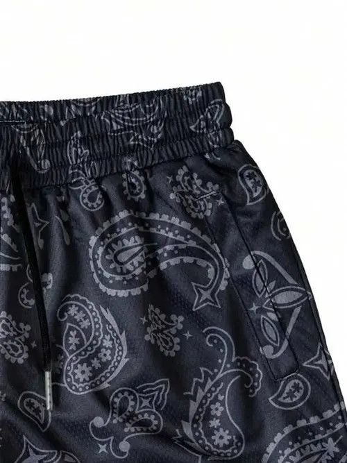 Japanese Brand Print Y2k Shorts DRIP summer Size US 36 / EU 52 - 2 Thumbnail