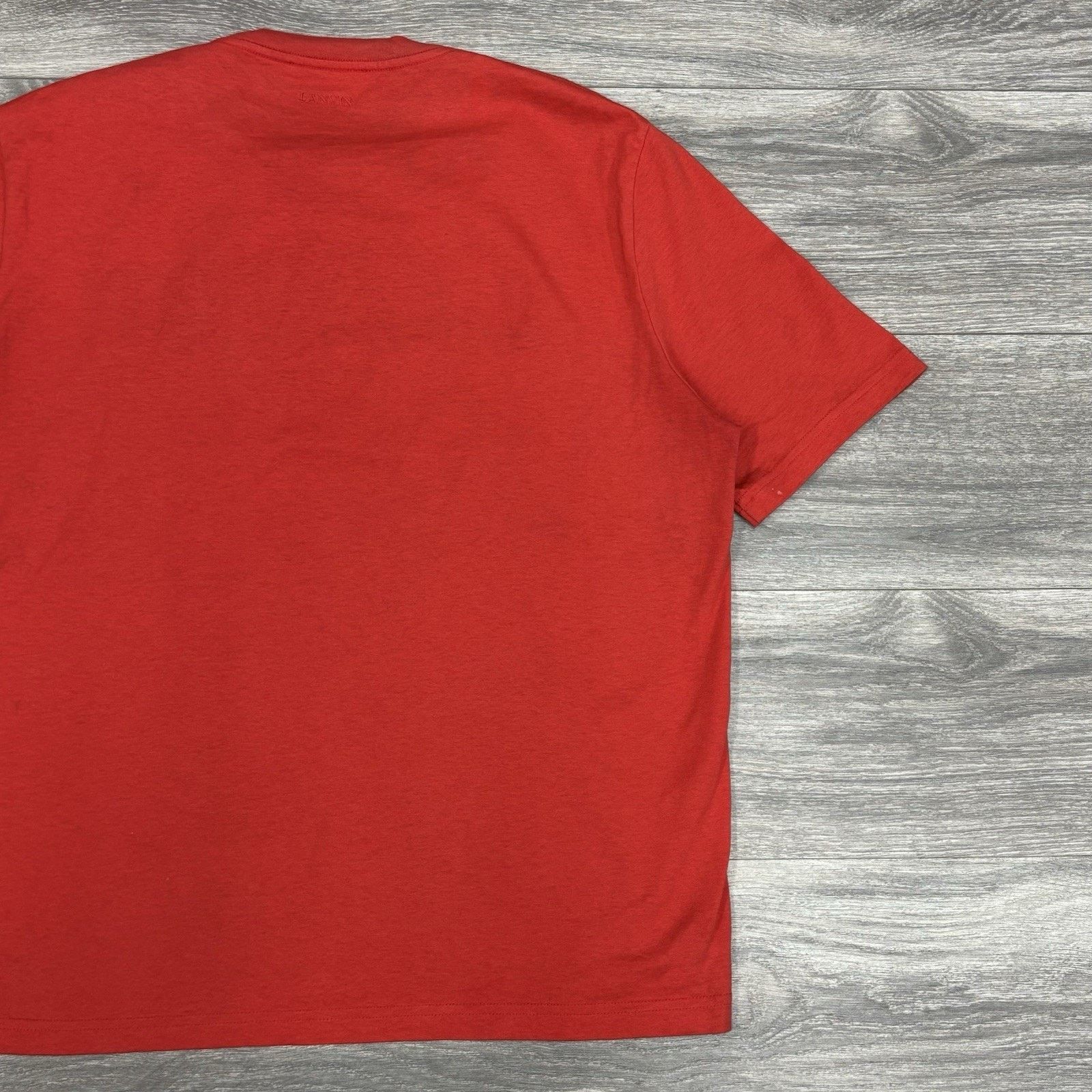 Lanvin Lanvin Embroidered Logo T-Shirt ' Red ' | GOOD CONDITION! Size US XL / EU 56 / 4 - 7 Thumbnail
