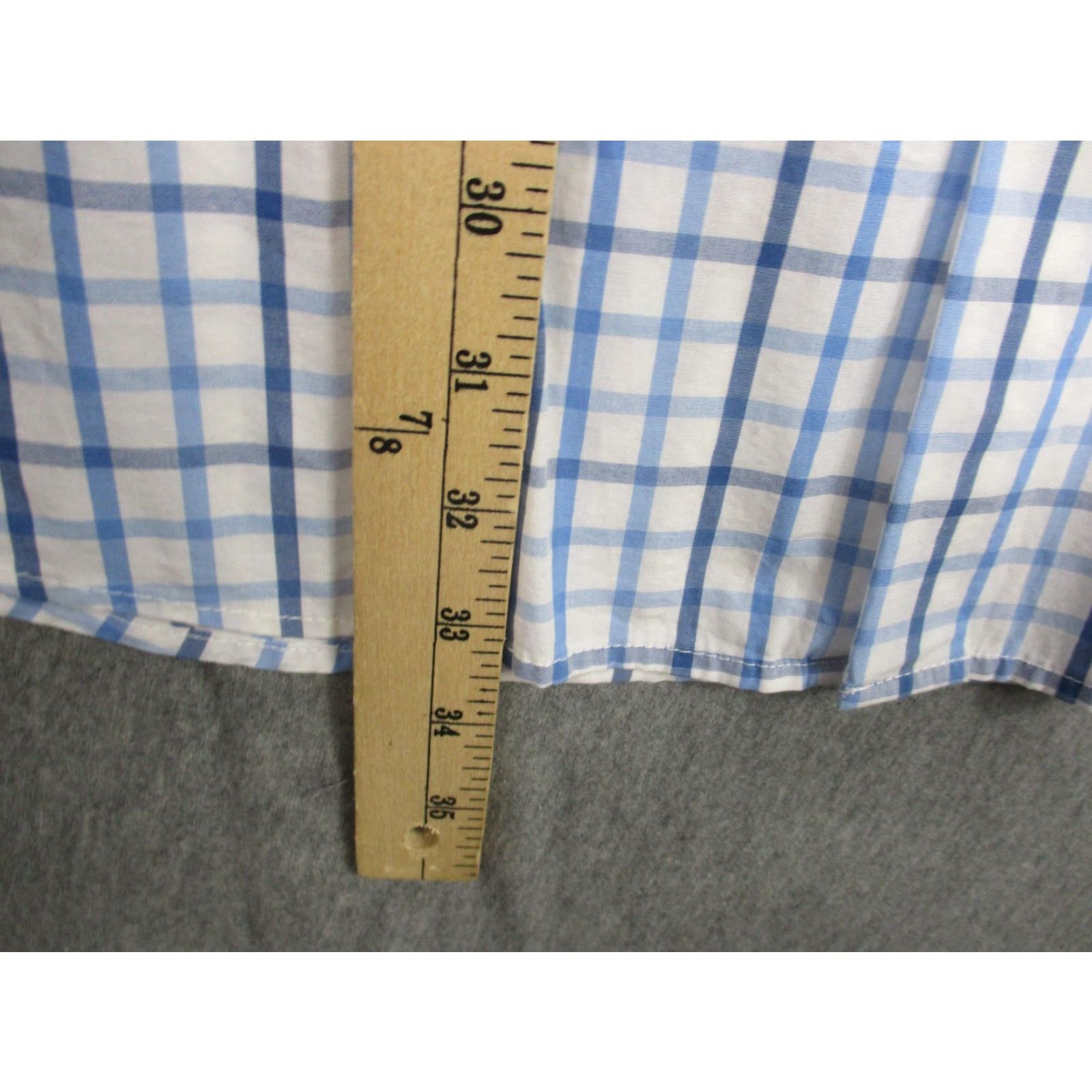 Barbour Barbour Shirt Mens 2XL Blue White Tattersall Plaid Button Down Tailored Fit Size US XXL / EU 58 / 5 - 6 Thumbnail