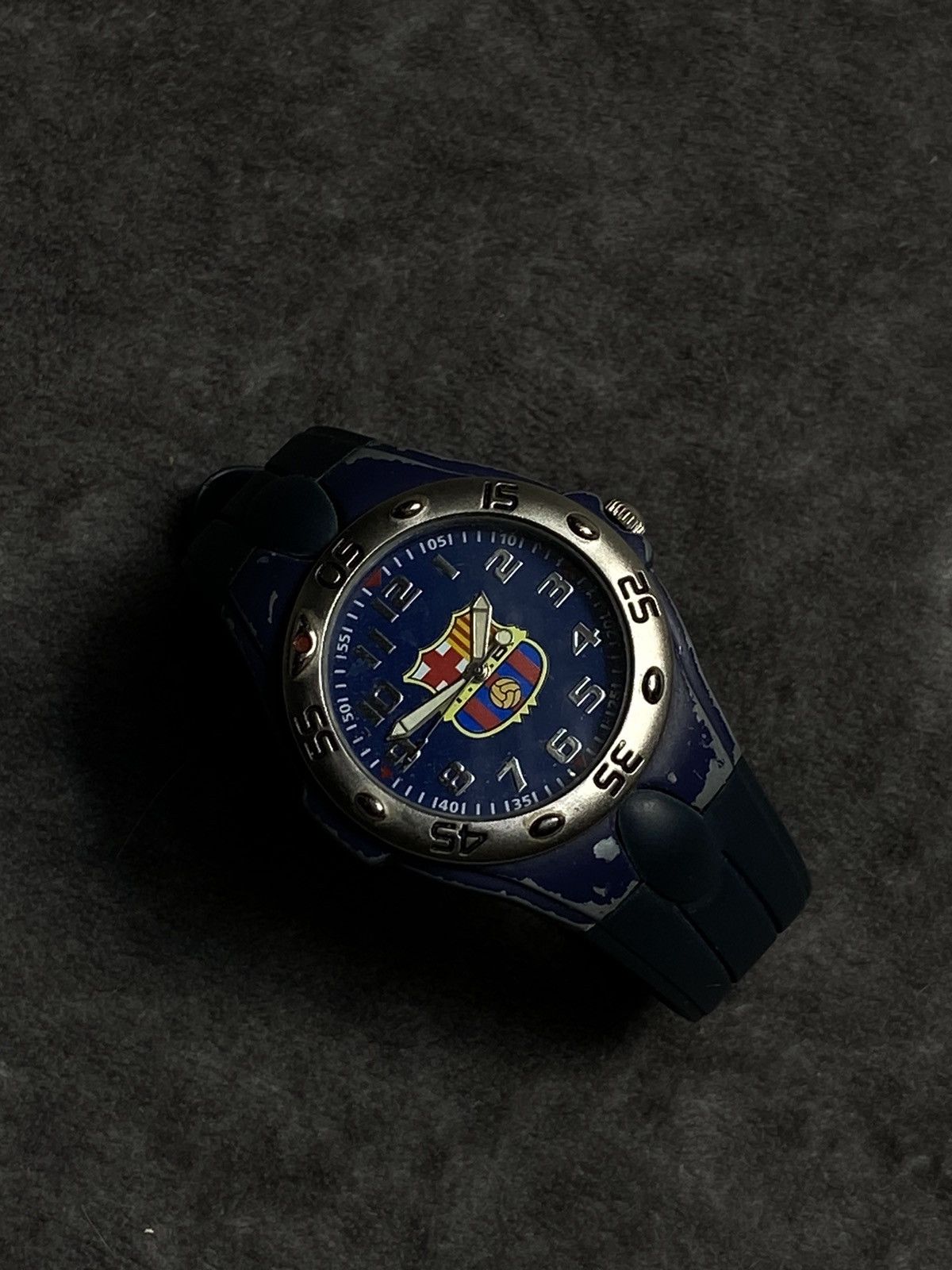 Jewelry Futuristic Vintage Japanese FC Barcelona Watch | Work 100% Size ONE SIZE - 11 Thumbnail