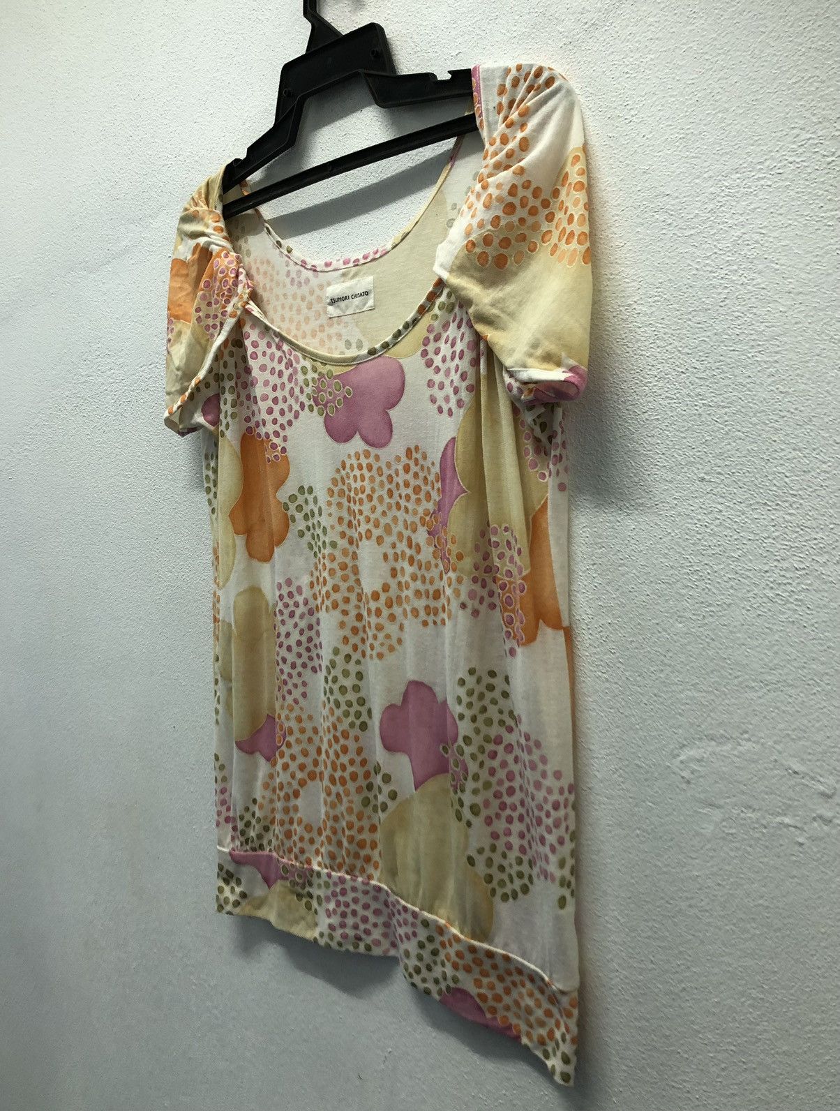Tsumori Chisato × Vintage Tsumori Chisato Floral Print Puff Sleeve Top Made in Japan Size M / US 6-8 / IT 42-44 - 4 Thumbnail