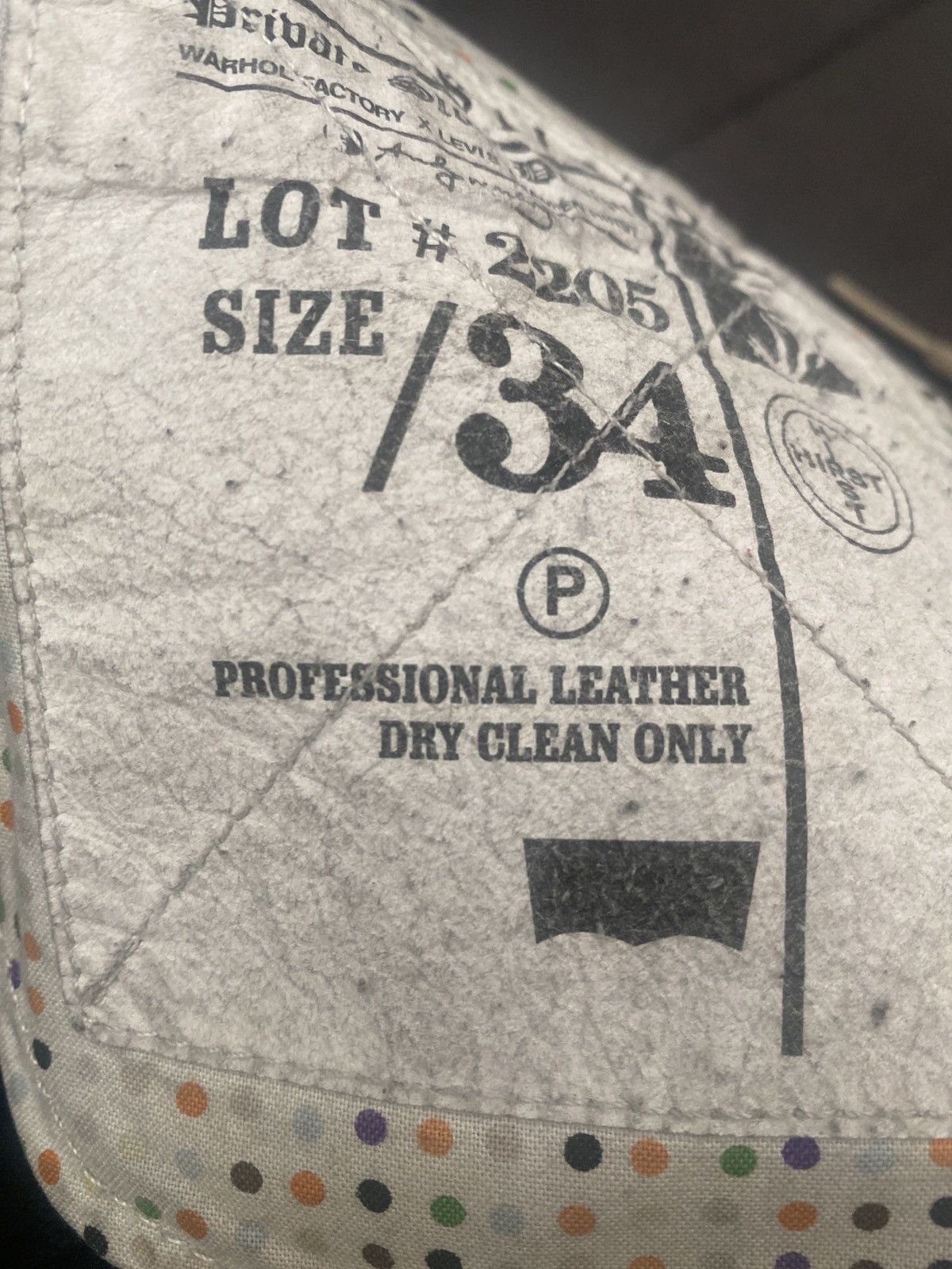 Andy Warhol × Damien Hirst × Levi's Skull Pocket Jeans Size US 34 / EU 50 - 12 Thumbnail