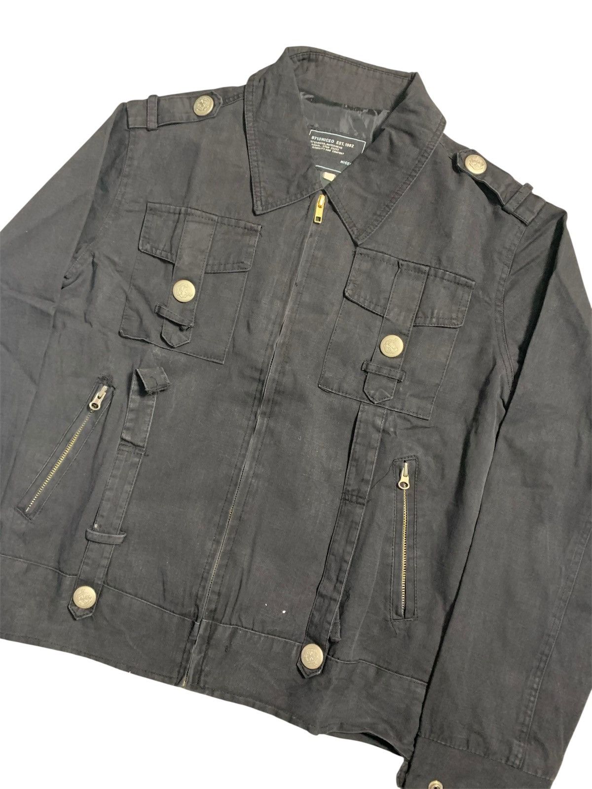 20471120 8713NICEO DISTRESSED JACKET IFSIX LGB KMRII HYSTERIC STYLE Size US M / EU 48-50 / 2 - 3 Thumbnail