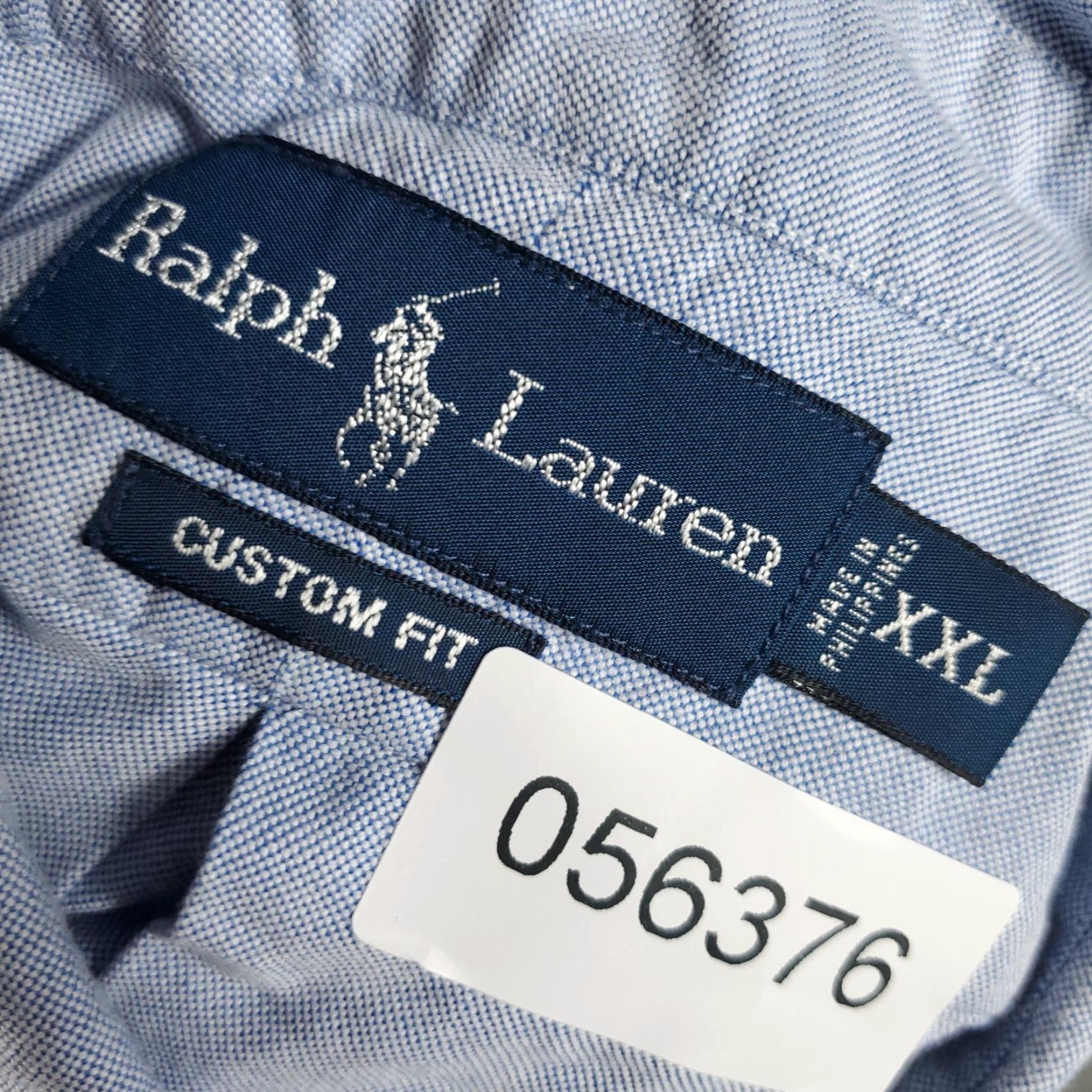 Ralph Lauren Ralph Lauren Shirt Mens 2XL Blue Pony Button-Up Long Sleeve Classic Casual Shirt - Cotton, Button-Down Collar, Regular Fit Size US XXL / EU 58 / 5 - 8 Thumbnail