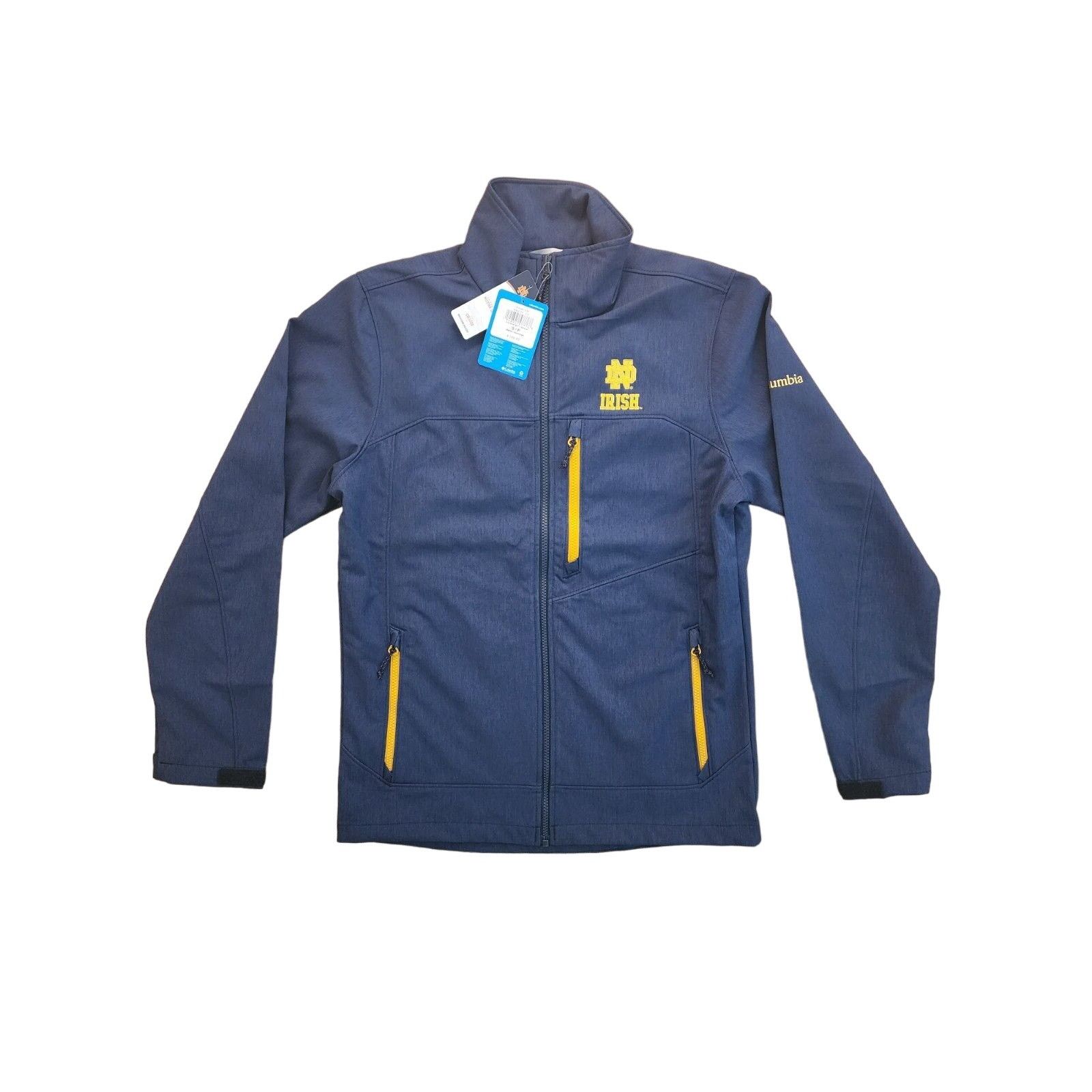 Columbia Notre Dame Columbia Ascender II Softshell Jacket Navy Small Size US S / EU 44-46 / 1 - 1 Thumbnail