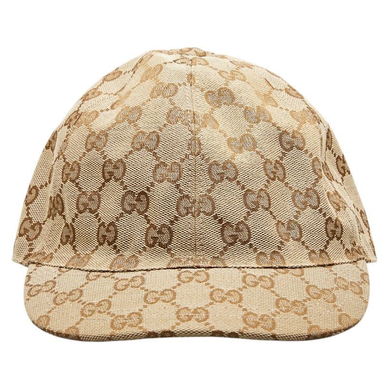 Gucci Gucci Gucci GG Canvas Sheline Line Cap Canvas Hats Size ONE SIZE - 1 Thumbnail
