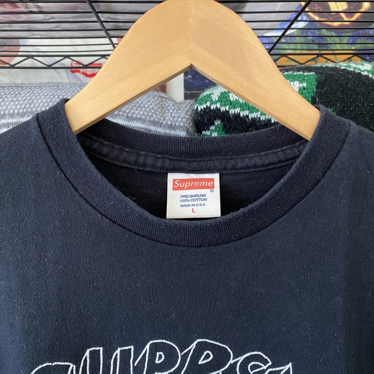 Supreme Supreme Daniel Johnston Captain America T-Shirt Black 2012 Size US L / EU 52-54 / 3 - 3 Thumbnail