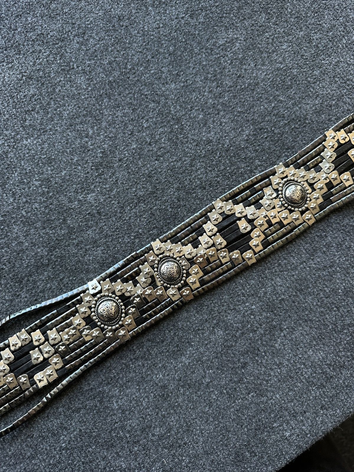 Other 🚨Vintage Crazy Metal Belt Drip Japanese Hype bb Simon Size ONE SIZE - 3 Thumbnail