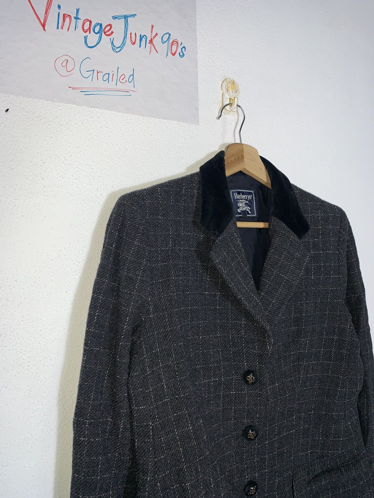Burberry Vintage Burberrys Prosum Blazer Size US M / EU 48-50 / 2 - 2 Thumbnail