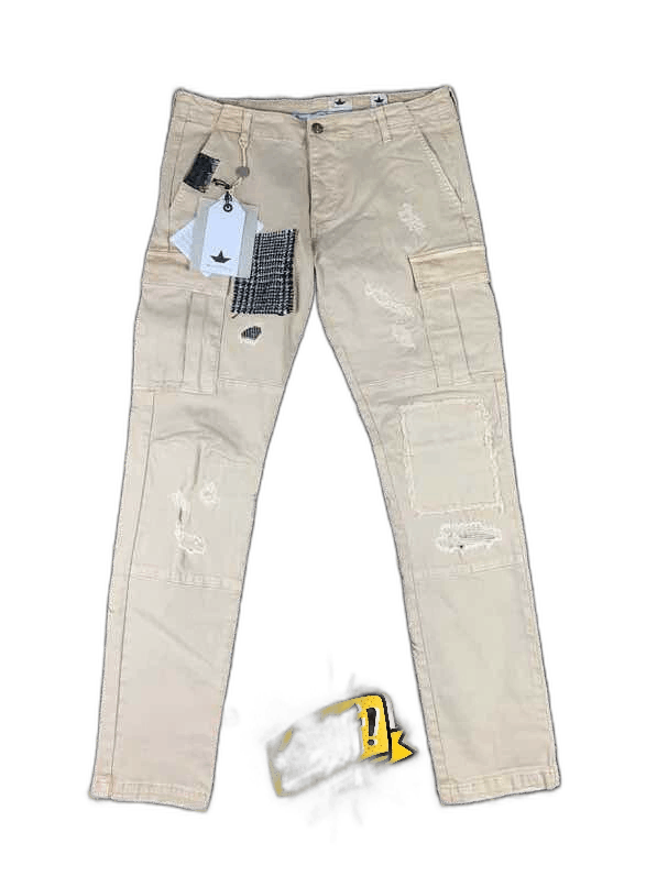 McQ Alexander McQueen MACCHIA J patchwork cargo pants Size US 32 / EU 48 - 1 Thumbnail