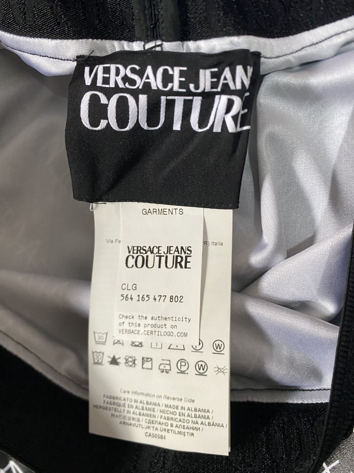 Versace Jeans Couture Leggings Versace Jeans Couture in tessuto stretch logato 44 Size 30" / US 8 / IT 44 - 8 Thumbnail