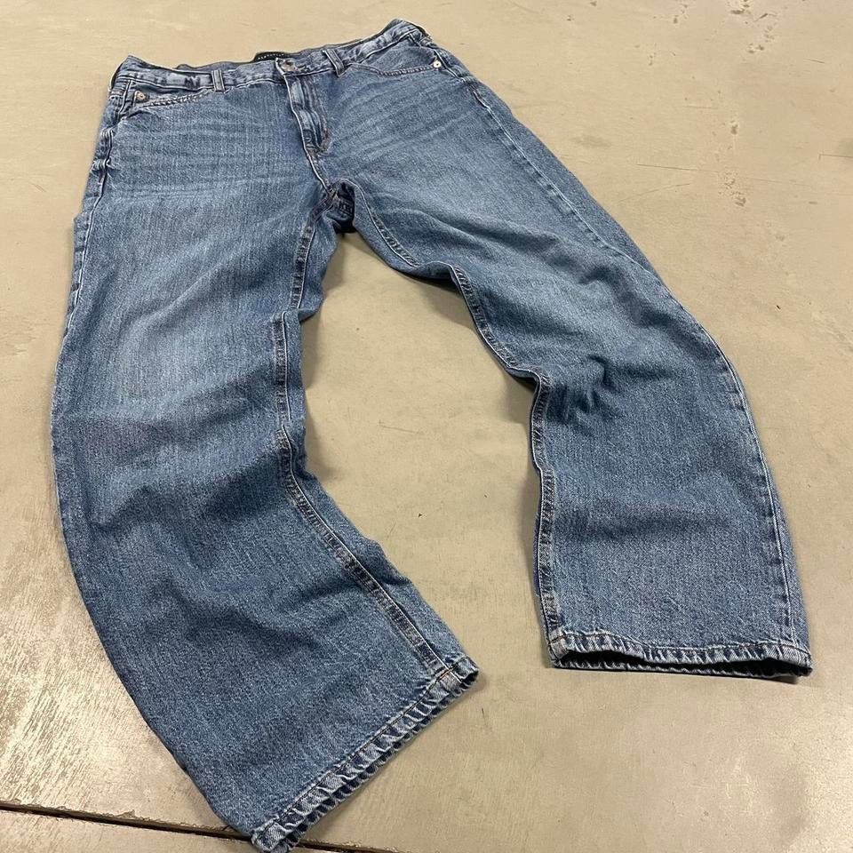 Aeropostale × Vintage Baggy Y2K Aeropostale Jeans 34x30 Size US 34 / EU 50 - 1 Thumbnail