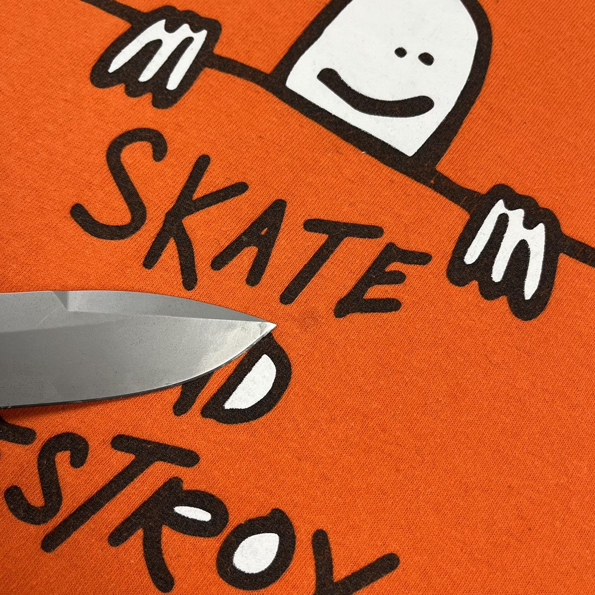 Thrasher Vintage Thrasher Skate and Destroy big logo skate tee 90’s Size US L / EU 52-54 / 3 - 5 Thumbnail