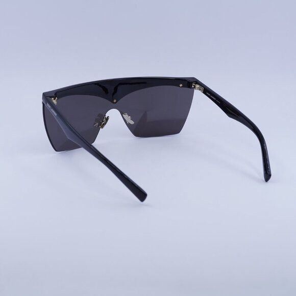 Saint Laurent SL614MASK 001 Sunglasses Black Shield Frame