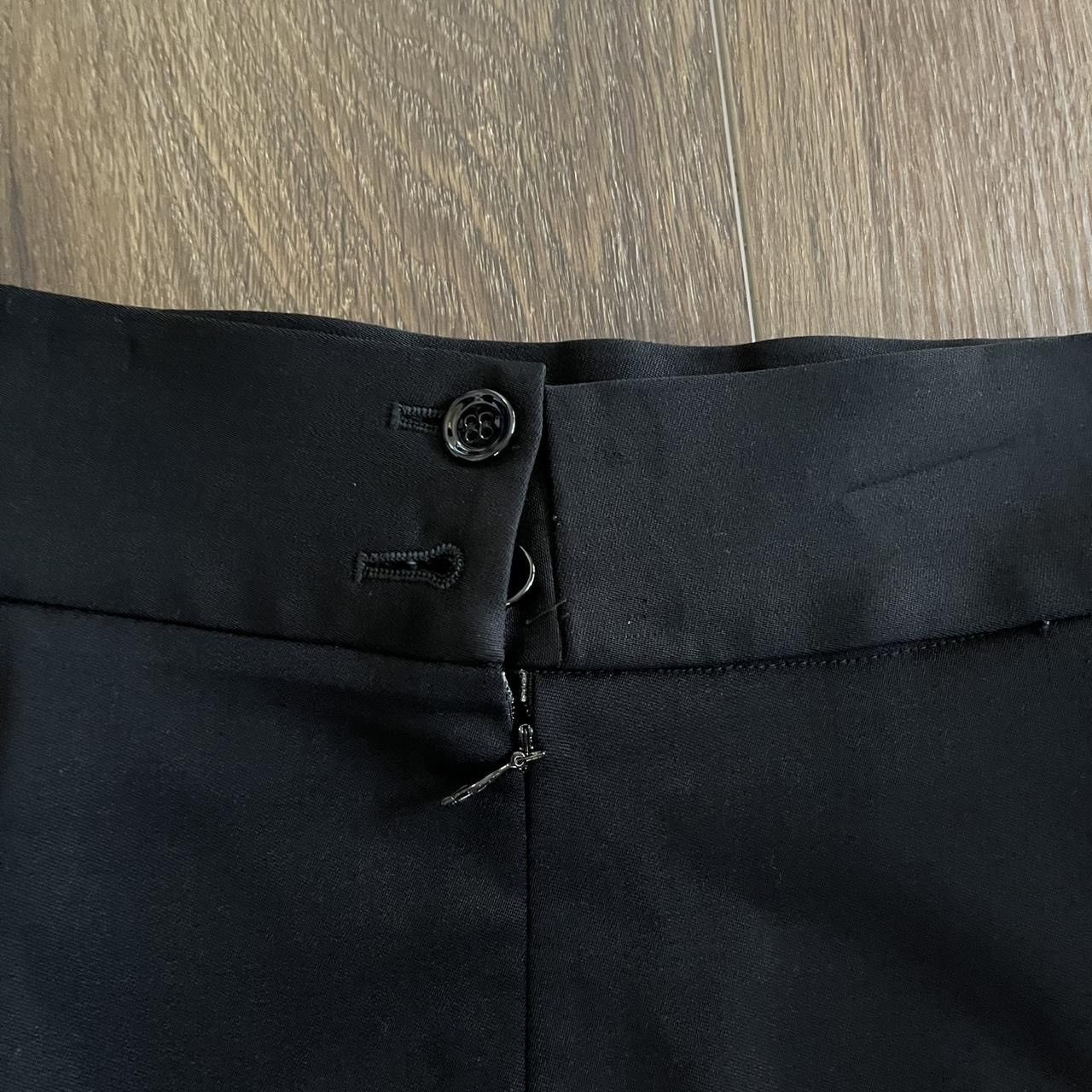 Dolce & Gabbana Vintage Dolce & Gabbana Black Wool Midi Skirt Size 26" / US 2 / IT 38 - 7 Thumbnail