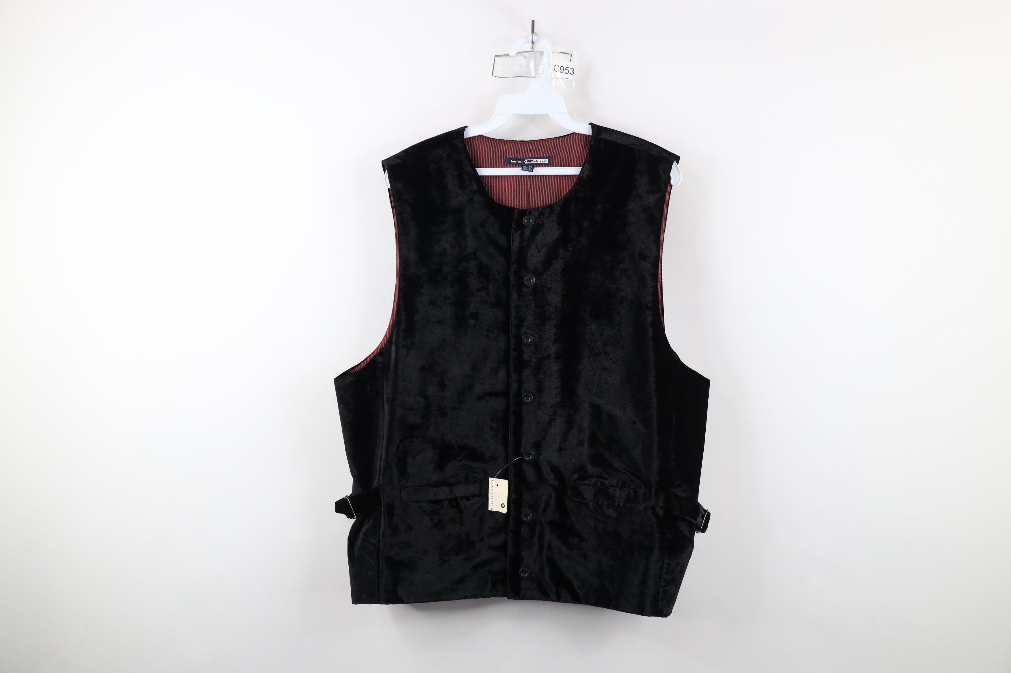 Vintage Deadstock Vintage 90s Streetwear Buckle Back Vest Jacket Size XL / US 12-14 / IT 48-50 - 1 Thumbnail
