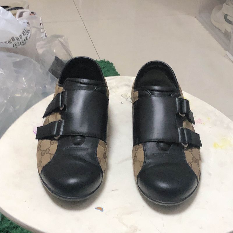 Gucci Gucci Brown Velcro Casual Shoes for Men Size US 8.5 / EU 41-42 - 2 Thumbnail