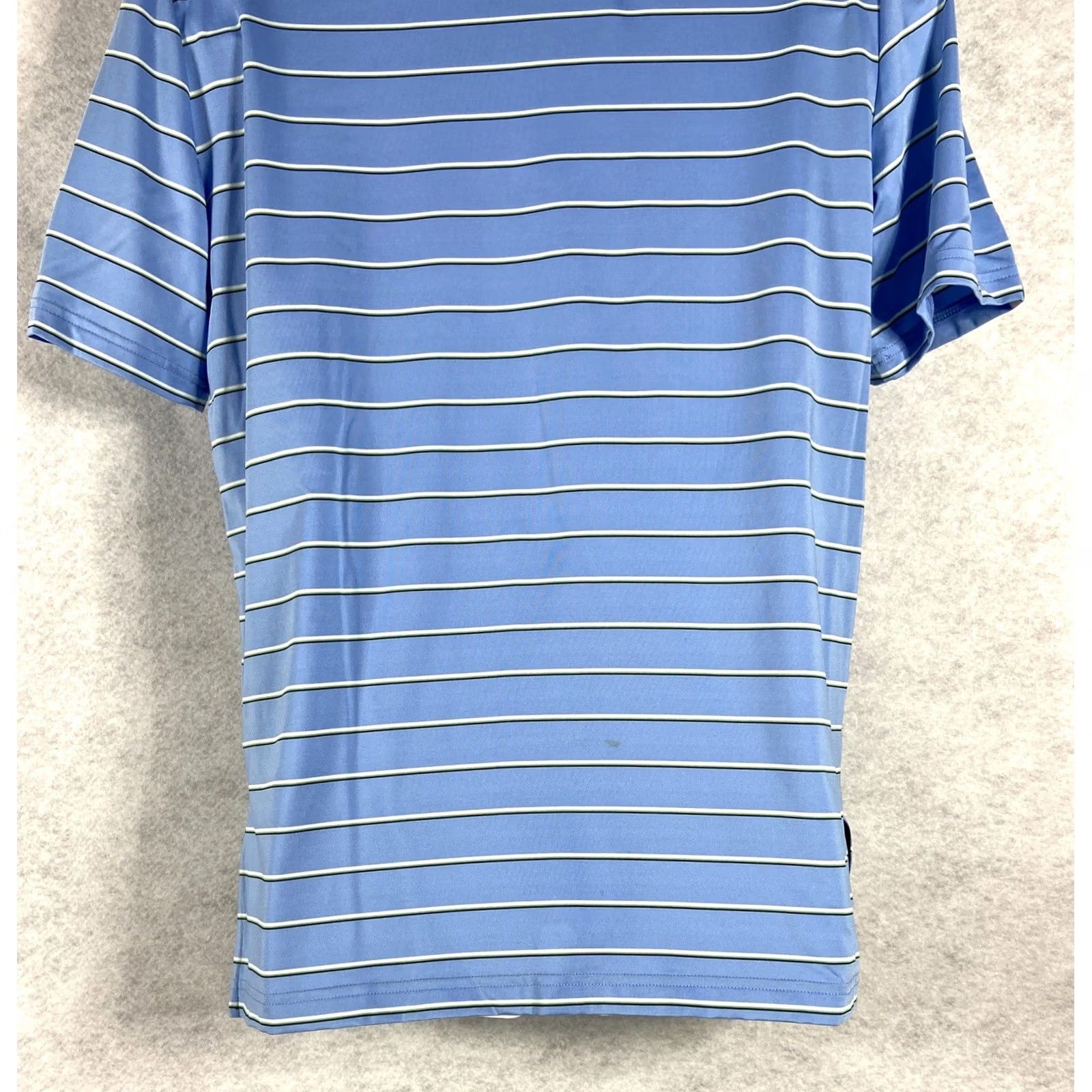 RLX Ralph Lauren RLX Ralph Lauren Polo Shirt Small Blue Striped Short Sleeve Golf Tennis New Mens Size US S / EU 44-46 / 1 - 6 Thumbnail