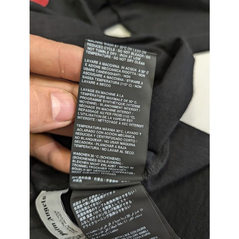 Palm Angels o1rshd1 Spray Heart Loose T-Shirt in Black / Fuchsia Size US S / EU 44-46 / 1 - 16 Thumbnail