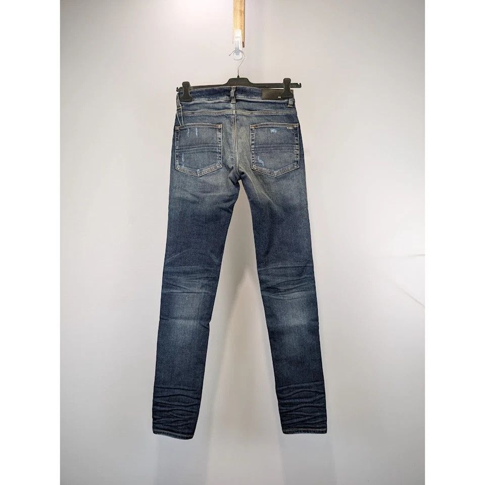 Amiri o1rshd1 MX1 Ultrasuede Jean in Deep Classic Blue Size US 38 / EU 54 - 11 Thumbnail