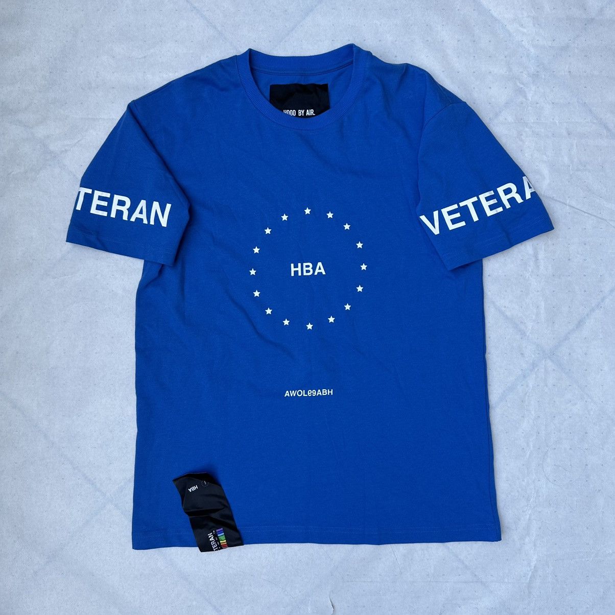 Pre-owned Hood By Air Veteran Tee In Blue