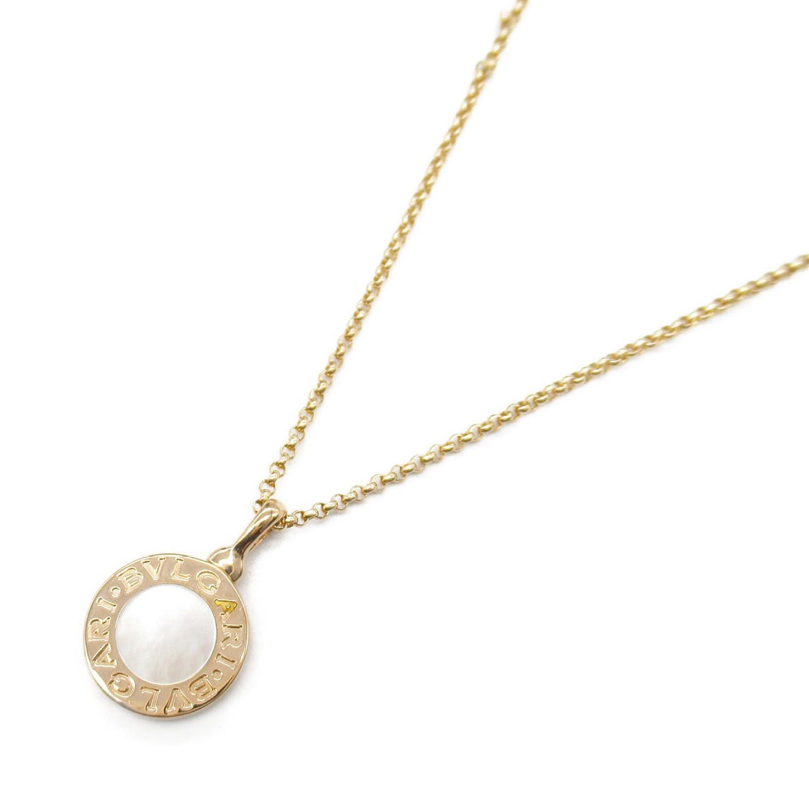 Bvlgari Bvlgari Bulgari Necklace Mother Of Pearl K18Pg (Pink Gold) White Size ONE SIZE - 1 Thumbnail