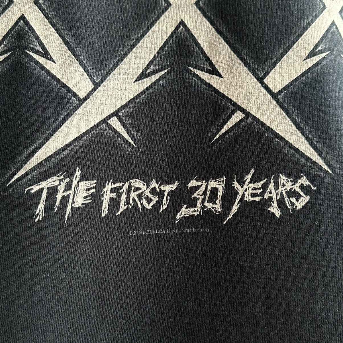 Band Tees × Metallica × Vintage VINTAGE Y2K METALLICA THE FIRST 30 YEARS BAND TEE Size US S / EU 44-46 / 1 - 4 Thumbnail