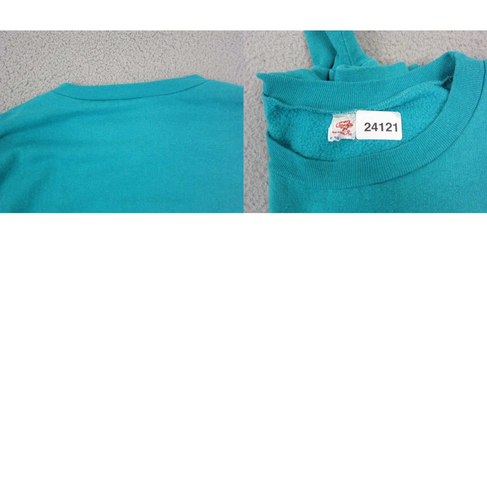 Vintage VINTAGE Canada Sweatshirt XL Green Mens Pullover 80s 90s USA Logo Crew Neck Sweatshirt Size US XL / EU 56 / 4 - 9 Thumbnail