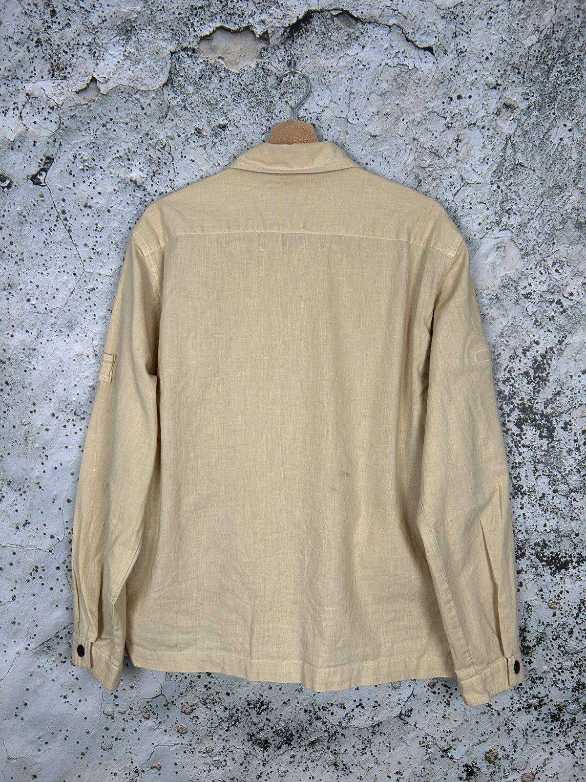 Other Vintage Linen Overshirt Zip Light Jacket Streetwear Size US L / EU 52-54 / 3 - 4 Thumbnail