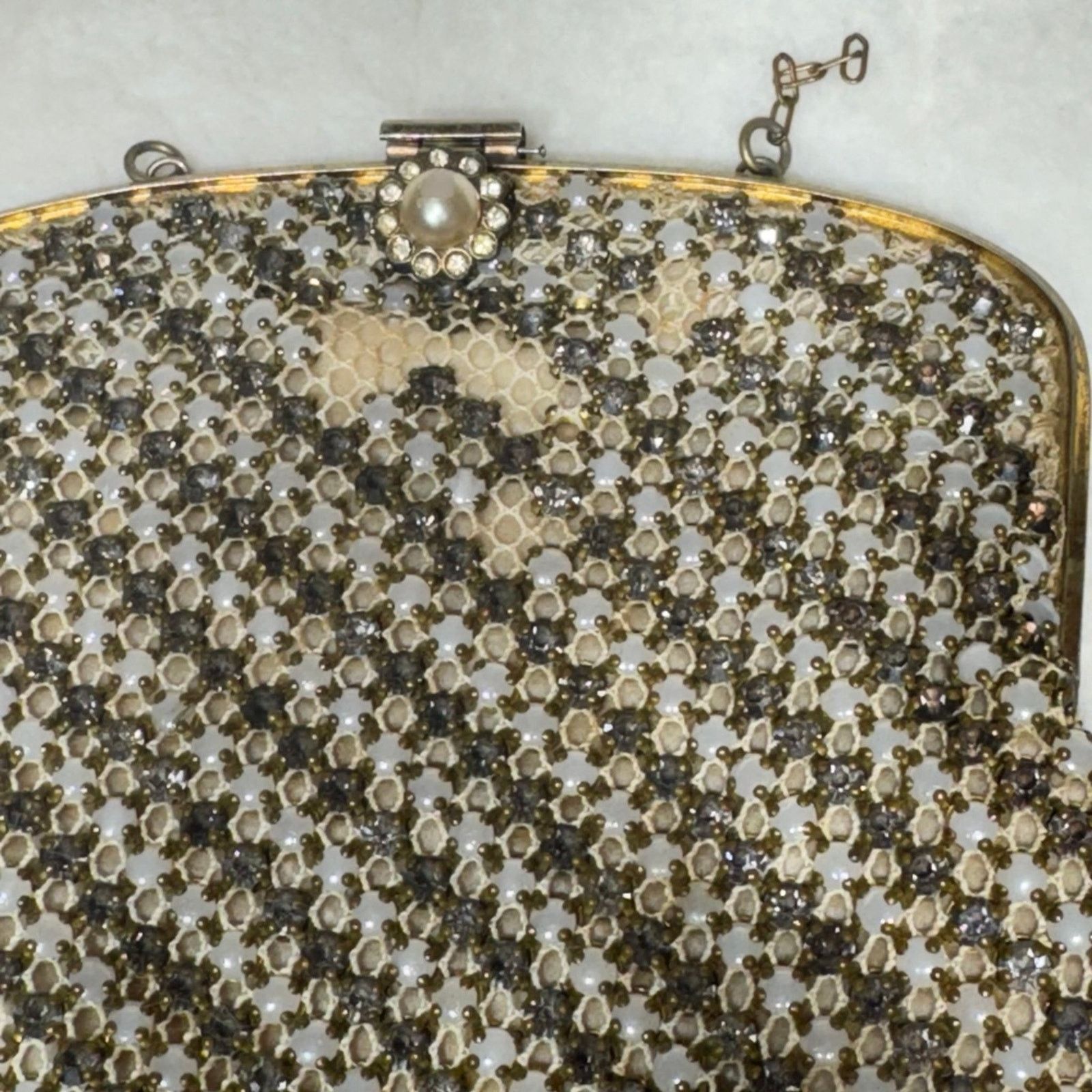 NBDN Nobrandedon VTG rhinestone beaded clutch Size ONE SIZE - 3 Thumbnail