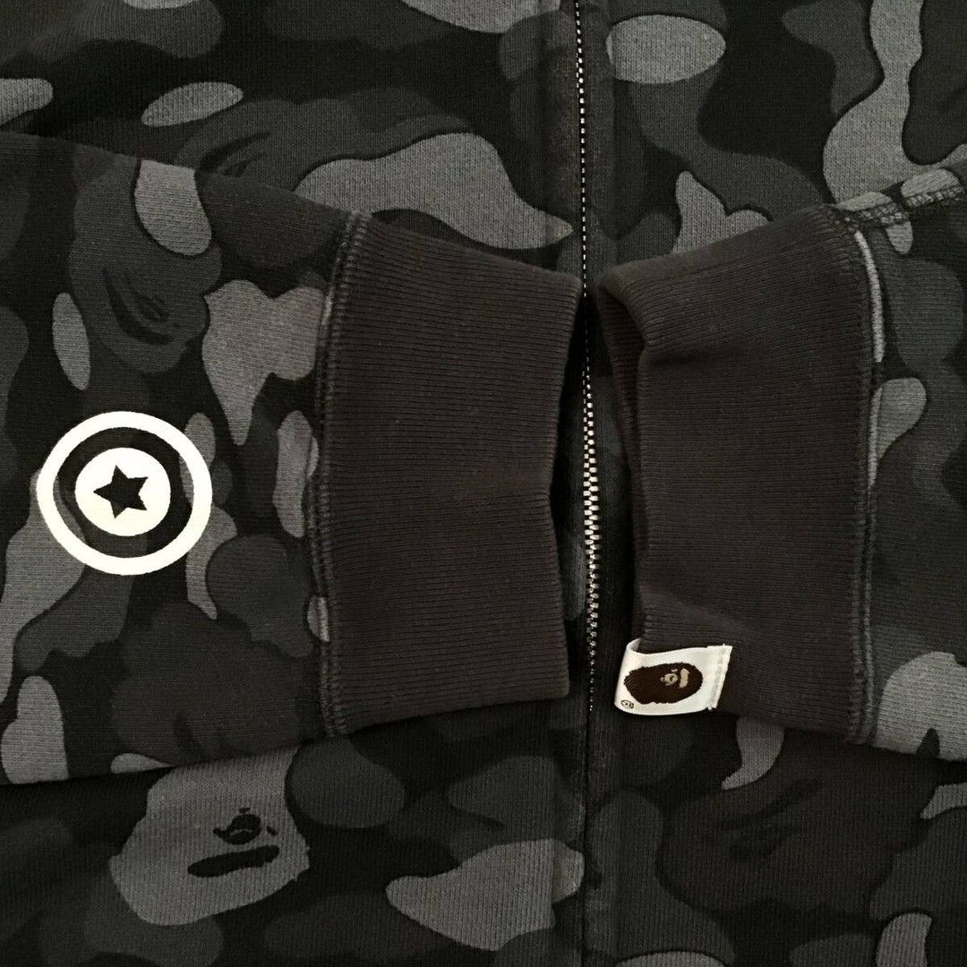 Bape × Nigo 2008 🔥Aoyama store camo🔥 BAPE Shark full zip hoodie APE NIGO Size US L / EU 52-54 / 3 - 6 Thumbnail