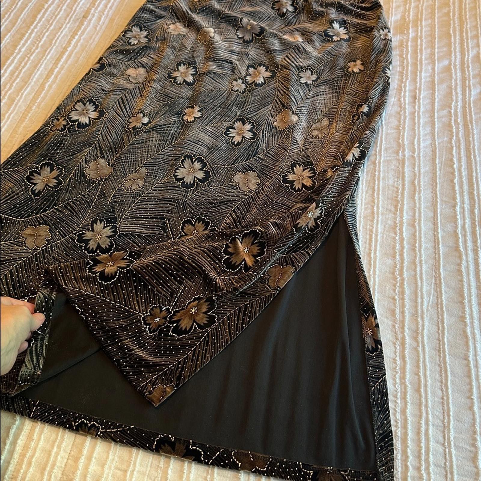 Other Large Women’s Velour Long Skirt Y2K vintage Fairy whimsygoth Size 36" / US 14 / IT 50 - 5 Thumbnail