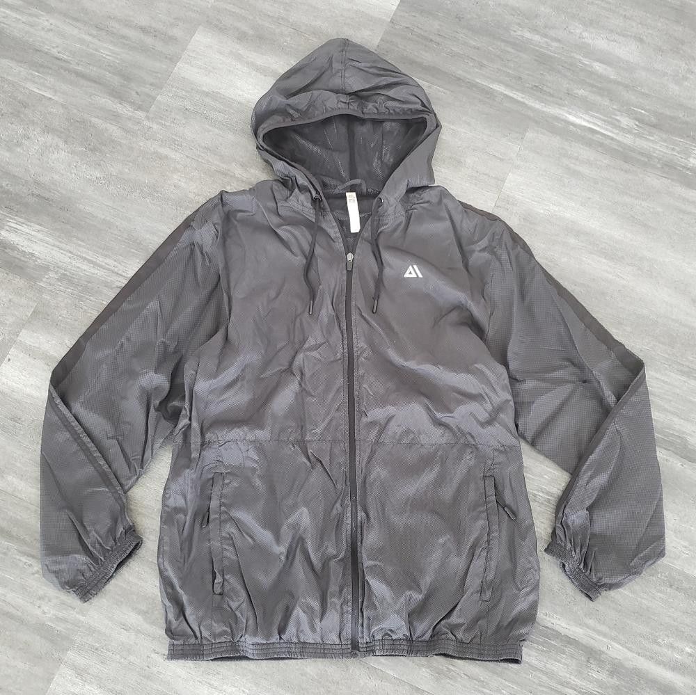 Designer Black Grey Tec-One Lightweight Zip Up Size US XL / EU 56 / 4 - 1 Thumbnail