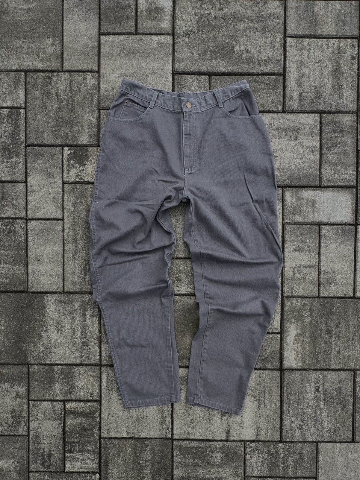 Vintage VINTAGE GRAY BAGGY JEANS AVANT GARDE Y2K JAPANESE DENIM Size US 32 / EU 48 - 1 Thumbnail