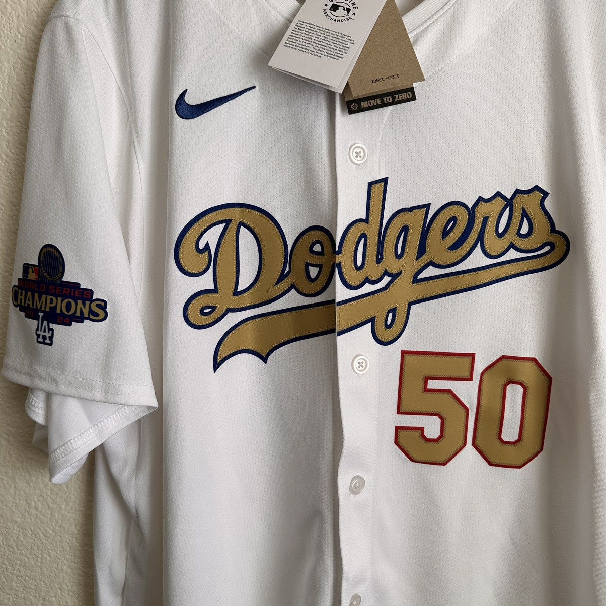 Nike Los Angeles Dodgers Mookie Betts 2025 Jersey Size 2XL XXL Size US XXL / EU 58 / 5 - 4 Thumbnail