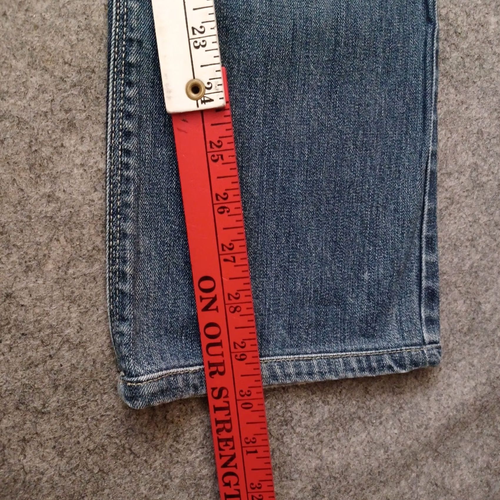 Vintage Joes Jeans Womens Jeans W28 Blue Boot Cut Mid Rise Medium Wash Distressed Ladies Size 28" / US 6 / IT 42 - 5 Thumbnail