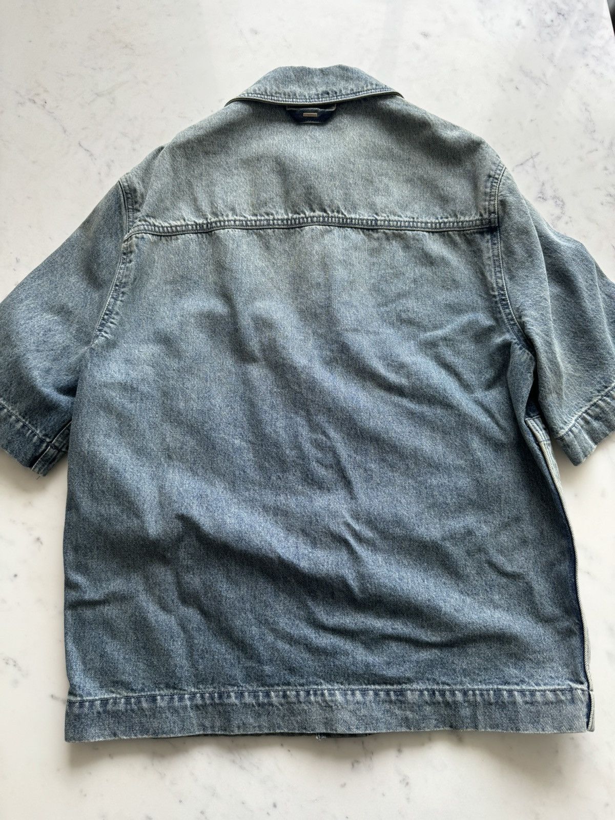 Louis Vuitton Louis Vuitton LV Short Sleeve Denim Workwear Shirt Size US S / EU 44-46 / 1 - 2 Thumbnail