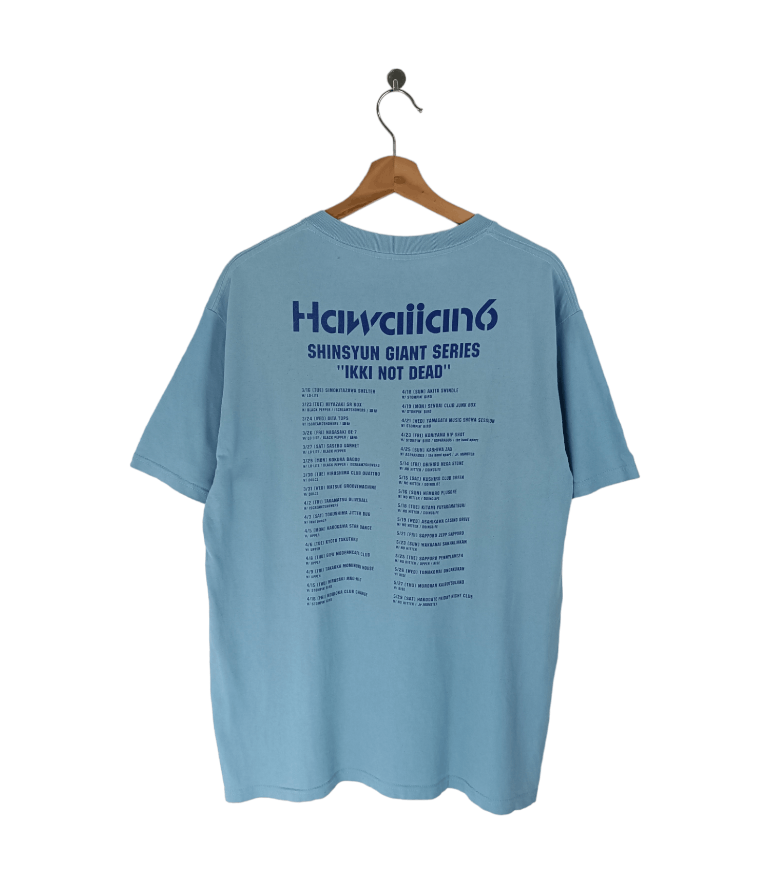 Band Tees VINTAGE HAWAIIAN6 IKKI NOT DEAD (locofrank dustbox kemuri) Size US L / EU 52-54 / 3 - 2 Thumbnail