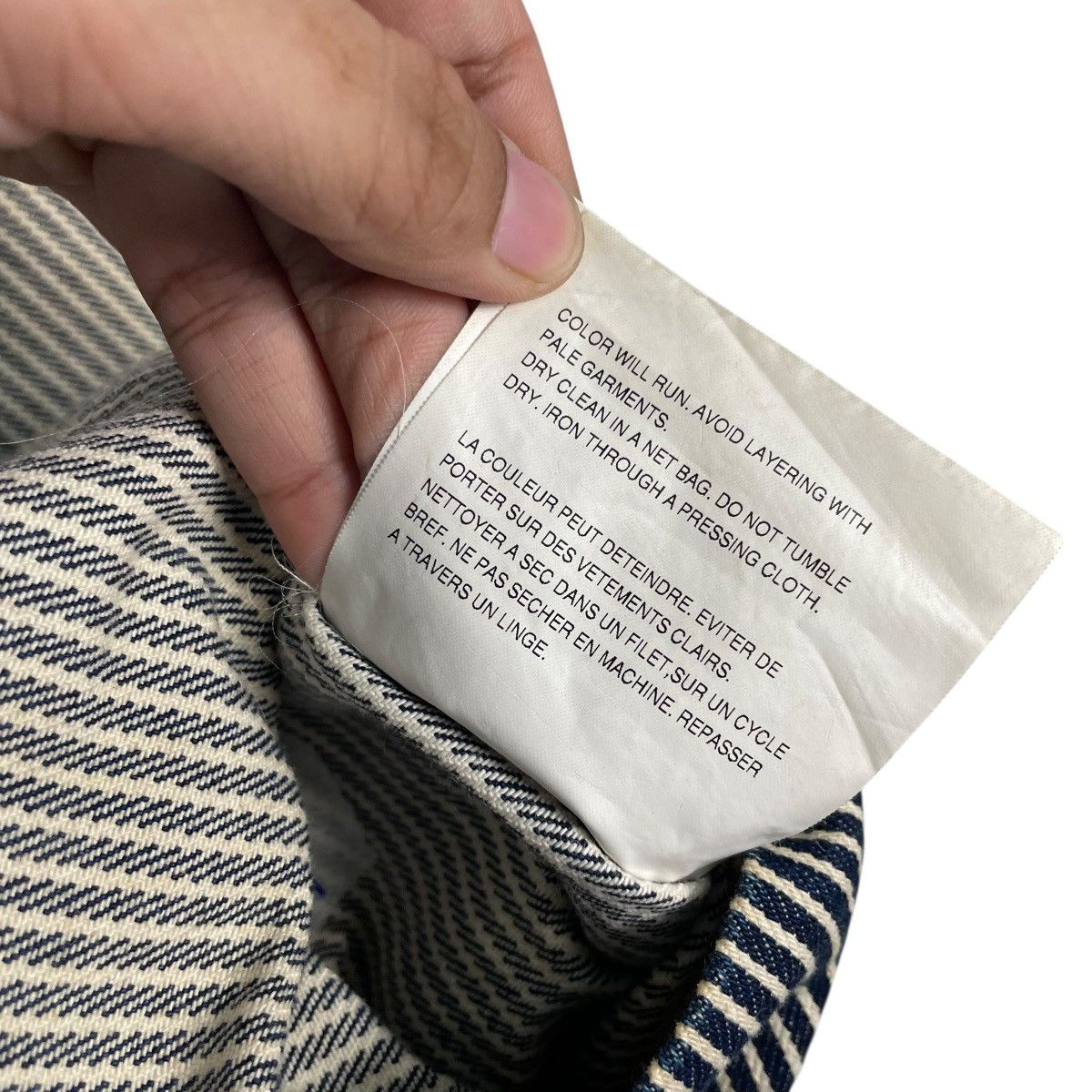 Comme des Garcons Homme Plus Comme Des Garcons Homme Plus Stripe Reverse Jacket Size US S / EU 44-46 / 1 - 18 Thumbnail