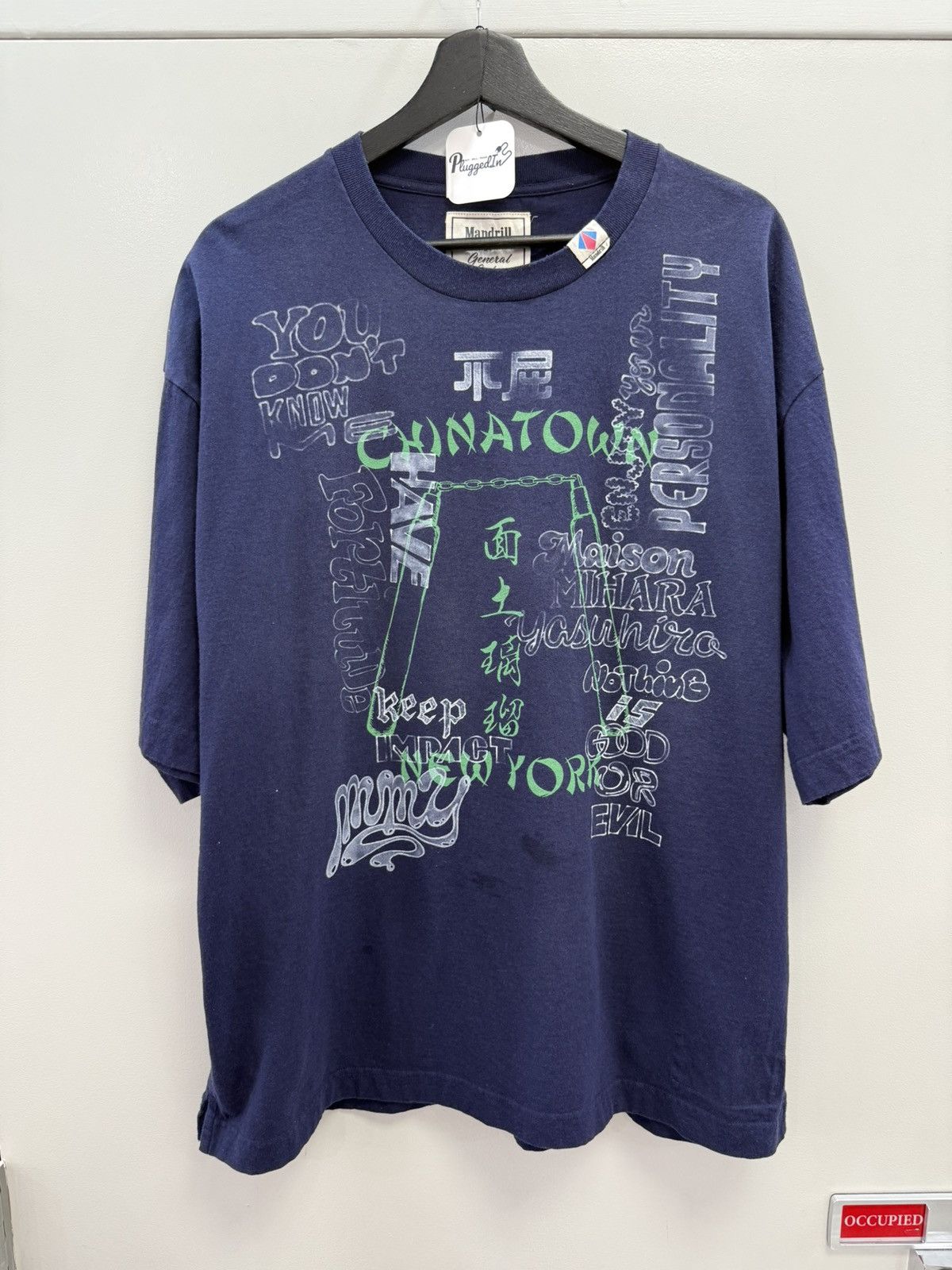 Maison MIHARA YASUHIRO MMY Navy Green Shirt Size US L / EU 52-54 / 3 - 1 Thumbnail